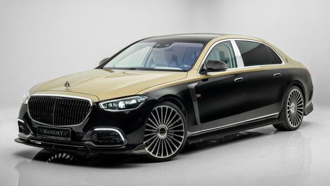 Обои картинки фото mansory mercedes-maybach s 680 4matic 2022, автомобили, mercedes-benz, mansory, mercedes, maybach, s680, 4matic, 2022, седан, премиум, класс, тюнинг