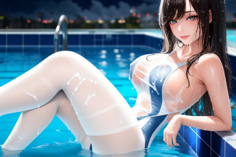 Картинка аниме unknown +другое+ нейросети графика нейроарт ai art нейронные сети рисунки нейро искусство