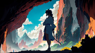 Картинка аниме животные +существа нейросети графика нейроарт ai art нейронные сети рисунки нейро искусство