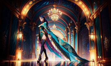 Картинка аниме город +улицы +интерьер +здания нейросети графика нейроарт ai art нейронные сети рисунки нейро искусство