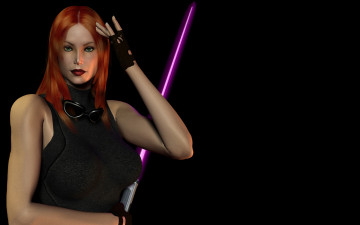Картинка lady jedi 3д графика fantasy фантазия