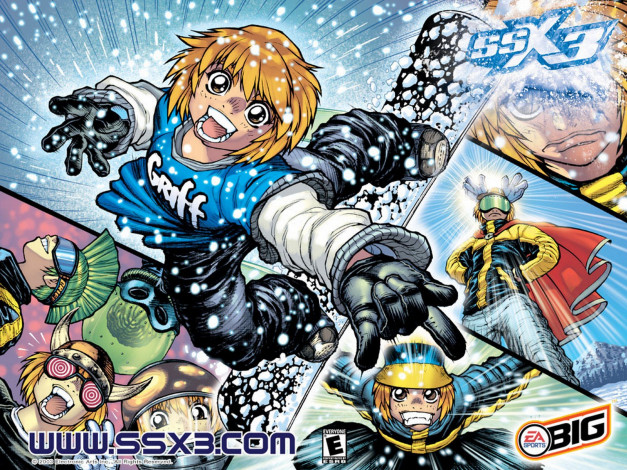 Обои картинки фото ssx, видео, игры
