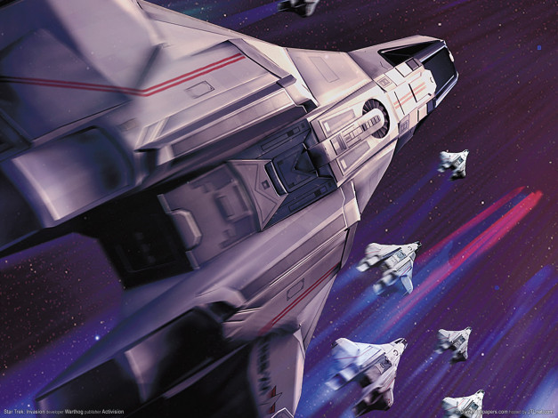 Обои картинки фото star, trek, invasion, видео, игры