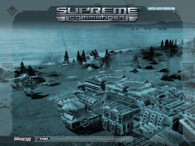 Обои картинки фото supreme, commander, видео, игры