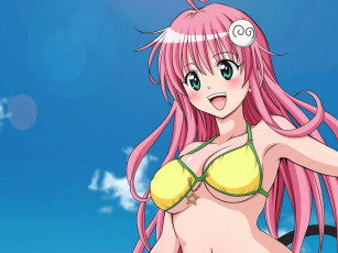 Картинка аниме to love ru девушка