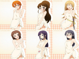 Картинка аниме working девушки