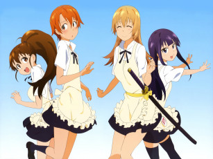 Картинка аниме working девушки