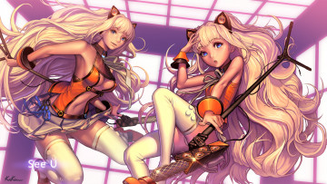 Картинка vocaloid аниме headphones instrumental seeu