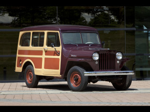 Картинка 1949 willys jeep station wagon автомобили