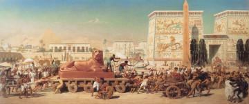 Картинка рисованные edward poynter 1867 painting israel in egypt