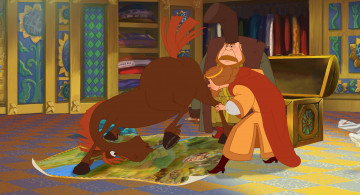 Картинка три богатыря шамаханская царица мультфильмы сказка