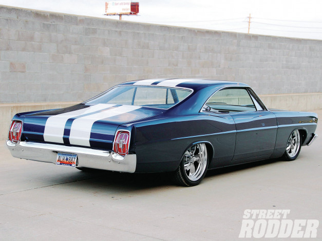 Обои картинки фото 1967, ford, galaxie, 500, автомобили