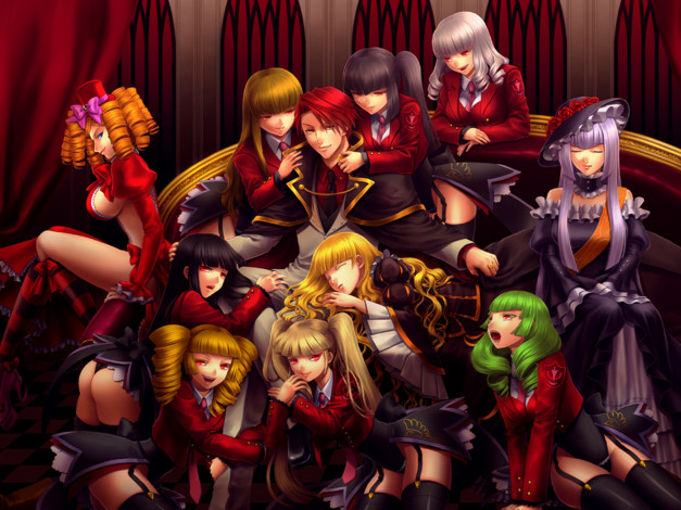 Обои картинки фото аниме, umineko, no, naku, koro, ni, nako