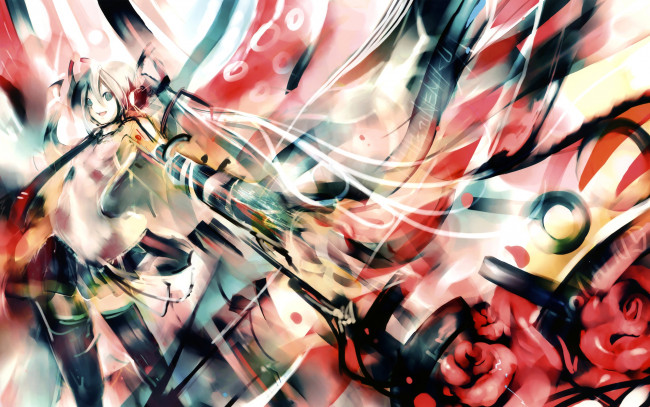 Обои картинки фото аниме, vocaloid