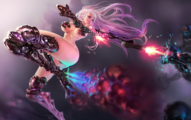 Обои картинки фото фэнтези, девушки, оружие