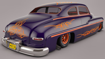 Картинка автомобили 3д mercury 1950