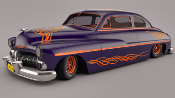 Картинка автомобили 3д mercury 1950