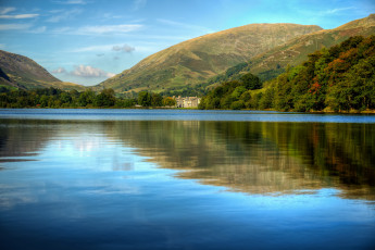 Картинка grasmere+англия природа реки озера небо горы grasmere озеро англия
