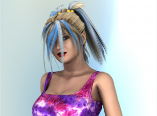 Картинка 3д+графика портрет+ portraits девушка взгляд фон