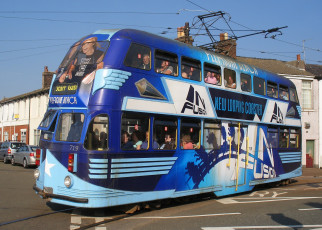 Картинка техника трамваи трамвай рельсы транспорт