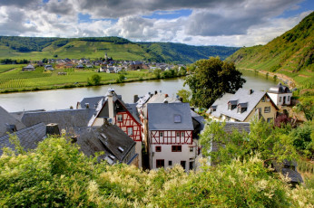 Картинка города -+пейзажи германия дома