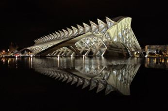 Картинка museu+de+les+ci& 232 ncies+pr& 237 ncep+felip города -+памятники +скульптуры +арт-объекты ночь музей