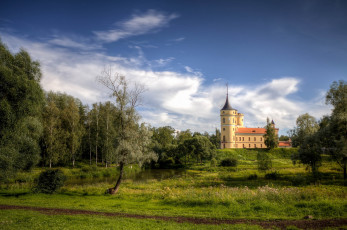 Картинка mariental +pavlovsk города -+пейзажи лес река дворцовый комплекс