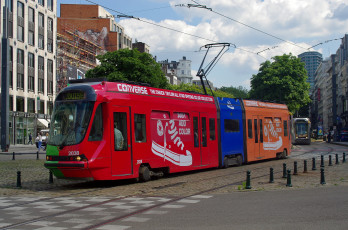 Картинка техника трамваи рельсы транспорт трамвай