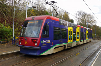 Картинка техника трамваи трамвай рельсы транспорт