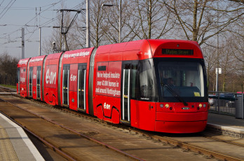 Картинка техника трамваи трамвай рельсы транспорт