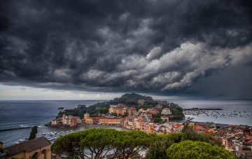 Картинка italian+riviera города -+пейзажи море побережье