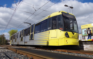 Картинка техника трамваи трамвай рельсы транспорт