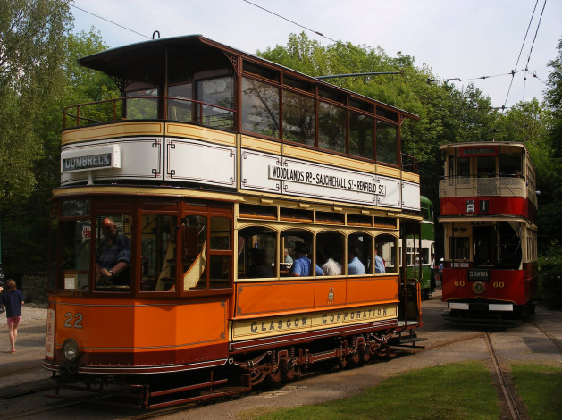 Обои картинки фото техника, трамваи, рельсы, трамвай, транспорт