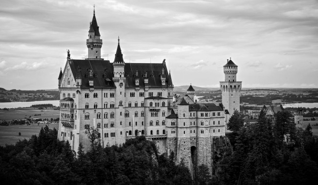 Обои картинки фото города, замок нойшванштайн , германия, замок