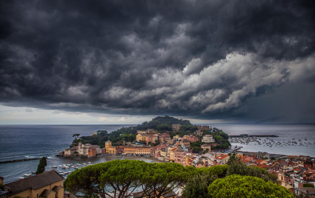 Обои картинки фото italian riviera, города, - пейзажи, море, побережье