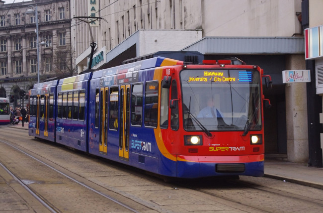 Обои картинки фото техника, трамваи, трамвай, рельсы, транспорт