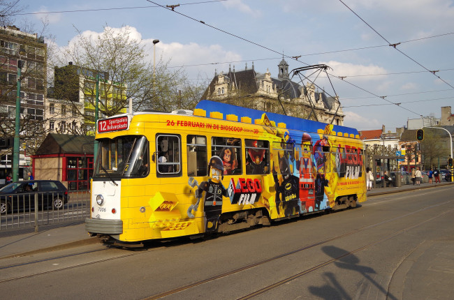 Обои картинки фото техника, трамваи, транспорт, трамвай, рельсы