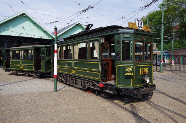 Обои картинки фото техника, трамваи, трамвай, рельсы, транспорт