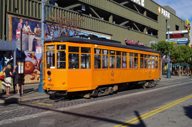 Обои картинки фото техника, трамваи, транспорт, трамвай, рельсы