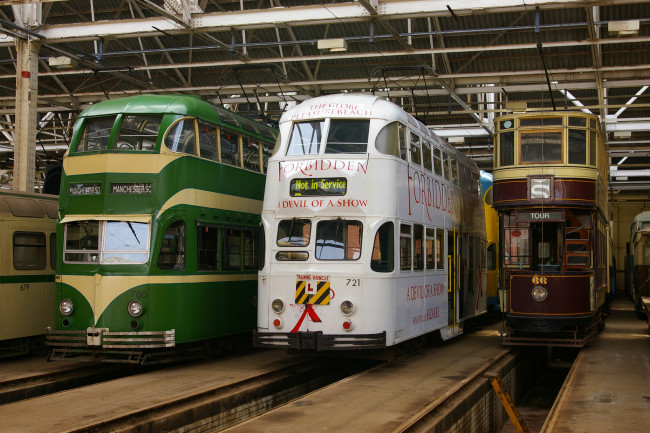 Обои картинки фото техника, трамваи, трамвай, рельсы, транспорт