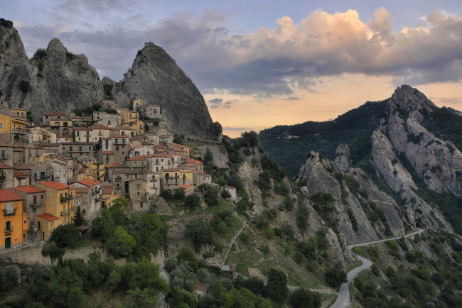 Обои картинки фото города, - пейзажи, пейзаж, горы, город