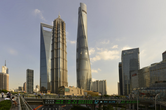 Обои картинки фото shangha&, 239,  world financial center, города, шанхай , китай, деловой, центр