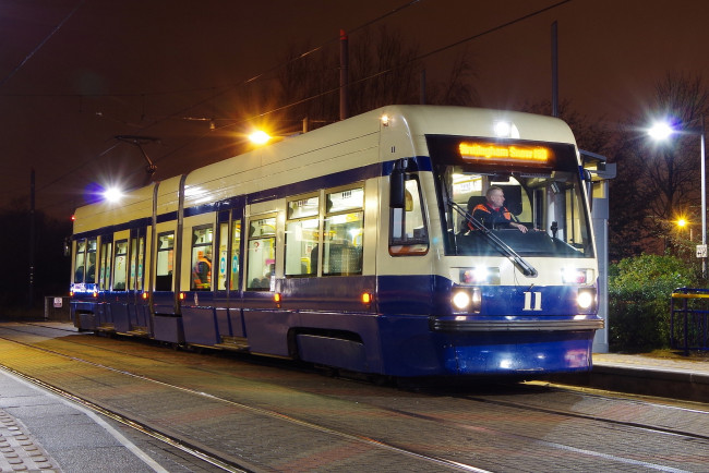 Обои картинки фото техника, трамваи, рельсы, транспорт, трамвай