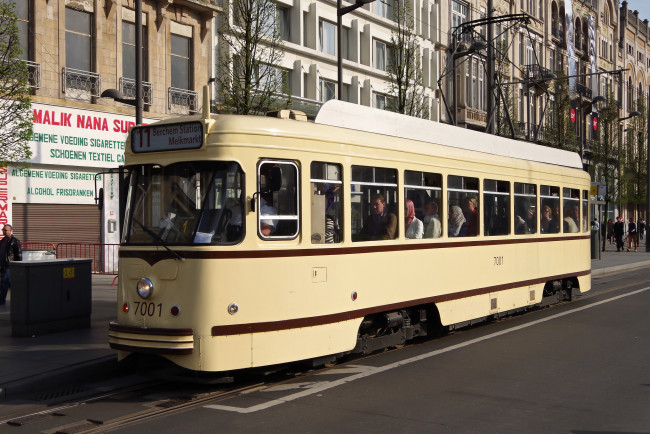 Обои картинки фото техника, трамваи, рельсы, транспорт, трамвай