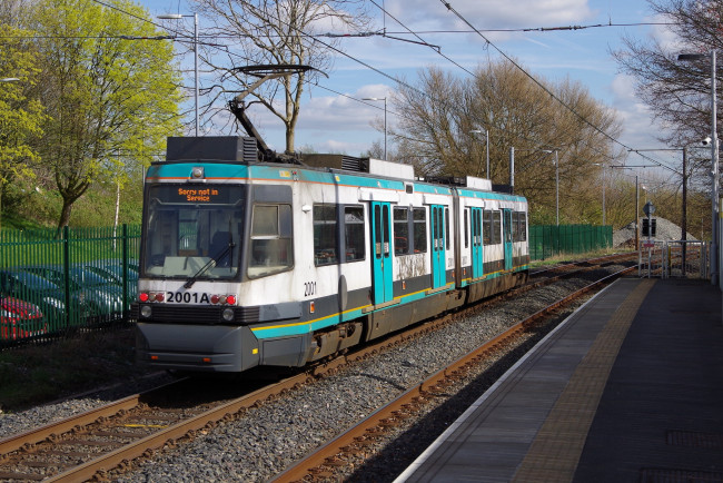 Обои картинки фото техника, трамваи, трамвай, рельсы, транспорт