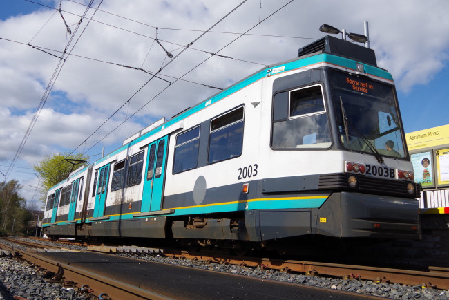 Обои картинки фото техника, трамваи, трамвай, рельсы, транспорт