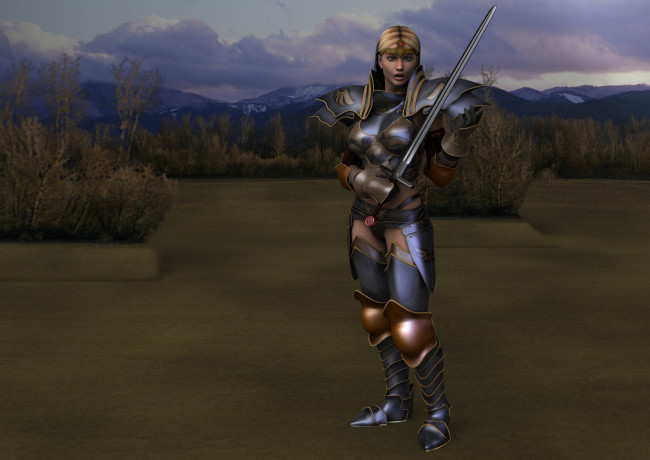 Обои картинки фото 3д графика, амазонки , amazon, фон, взгляд, девушка, оружие