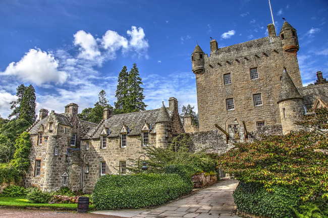 Обои картинки фото cawdor castle, города, замки англии, замок