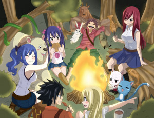 Картинка аниме fairy+tail mahou manga asian fairy tail