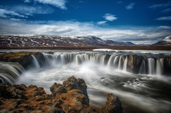 Картинка природа водопады простор